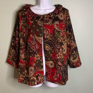 Ivy Chic Paisley Blazer